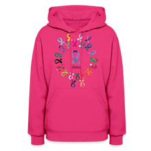 Load image into Gallery viewer, Women's Hoodie - fuchsia
