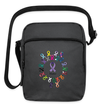 Load image into Gallery viewer, Upright Crossbody Bag - charcoal grey