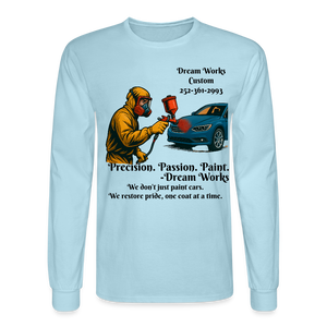 Men's Long Sleeve T-Shirt - powder blue