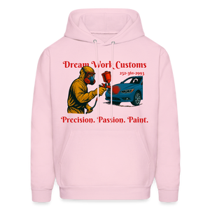 Men's Hoodie - pale pink