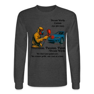 Men's Long Sleeve T-Shirt - heather black
