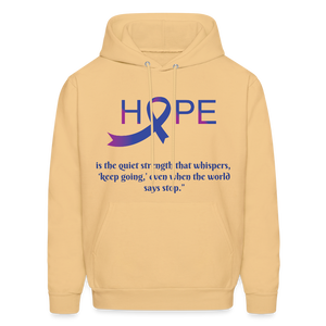 Men's Hoodie - light gold 