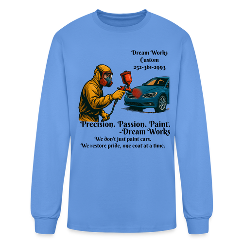 Men's Long Sleeve T-Shirt - carolina blue