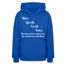Load image into Gallery viewer, Women&#39;s Hoodie - royal blue
