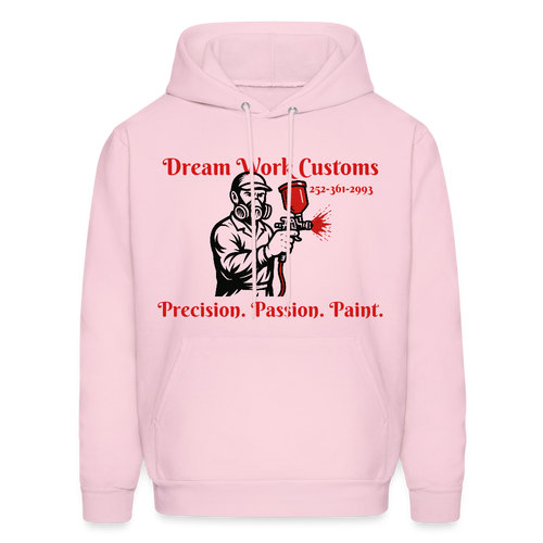 Men's Hoodie - pale pink