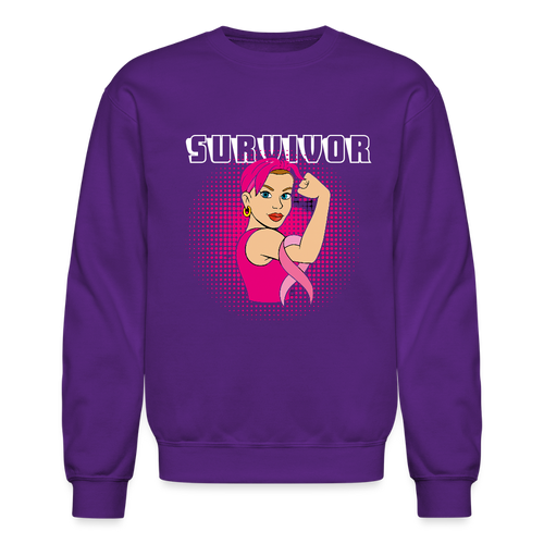 Crewneck Sweatshirt - purple
