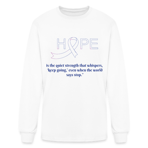 Men's Long Sleeve T-Shirt - white