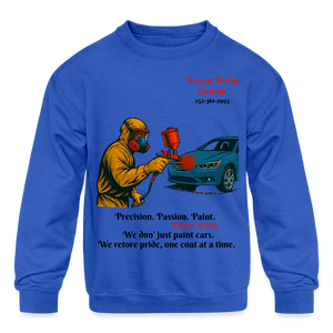 Kids' Crewneck Sweatshirt - royal blue
