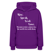 Load image into Gallery viewer, Women&#39;s Hoodie - purple
