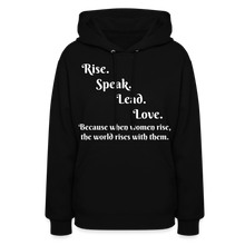 Load image into Gallery viewer, Women&#39;s Hoodie - black
