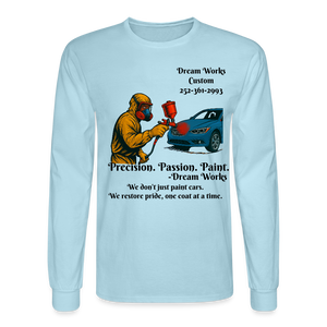 Men's Long Sleeve T-Shirt - powder blue