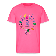 Load image into Gallery viewer, Men’s 50/50 T-Shirt - neon pink
