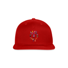 Load image into Gallery viewer, Snapback Baseball Cap - red
