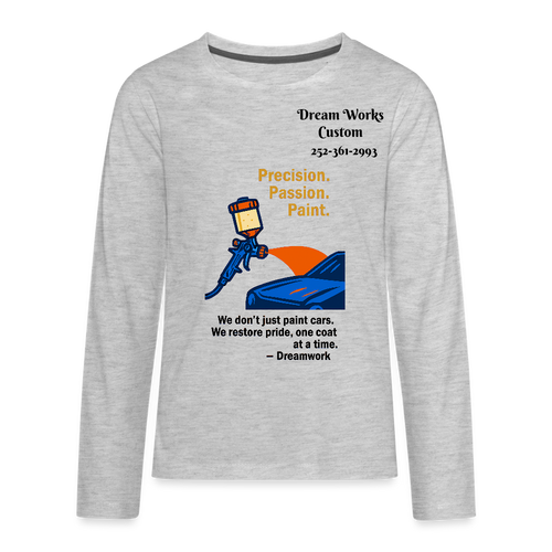 Kids' Premium Long Sleeve T-Shirt - heather gray