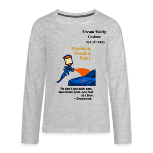 Kids' Premium Long Sleeve T-Shirt - heather gray