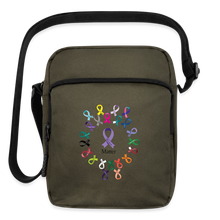 Load image into Gallery viewer, Upright Crossbody Bag - olive
