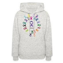 Load image into Gallery viewer, Women&#39;s Hoodie - heather oatmeal
