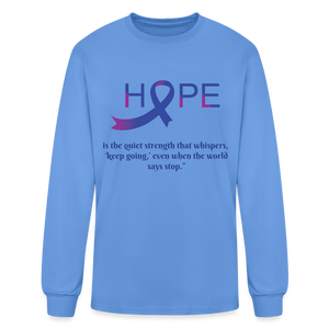 Men's Long Sleeve T-Shirt - carolina blue