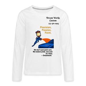 Kids' Premium Long Sleeve T-Shirt - white