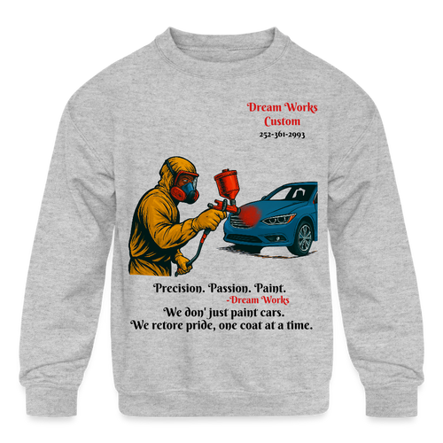 Kids' Crewneck Sweatshirt - heather gray