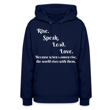 Load image into Gallery viewer, Women&#39;s Hoodie - navy
