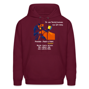 Men's Hoodie - burgundy