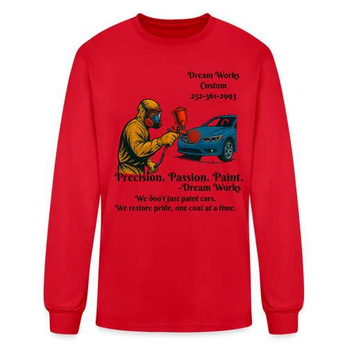 Men's Long Sleeve T-Shirt - red