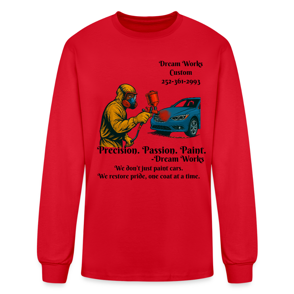 Men's Long Sleeve T-Shirt - red