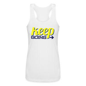 Women’s Performance Racerback Tank Top - white