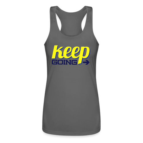 Women’s Performance Racerback Tank Top - charcoal