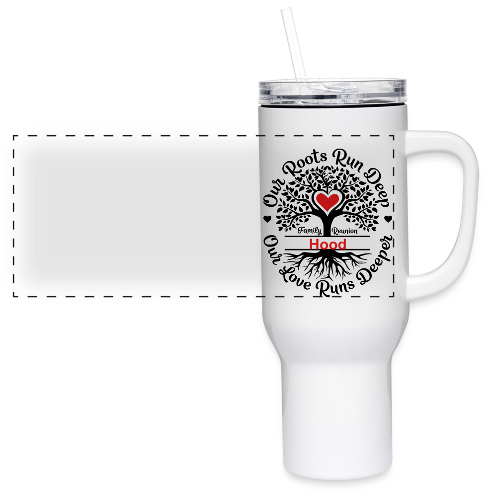 40 oz Travel Tumbler - white